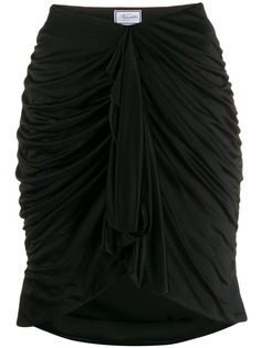Redemption fitted drape skirt