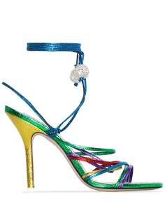 Attico Eve 110mm strappy sandals