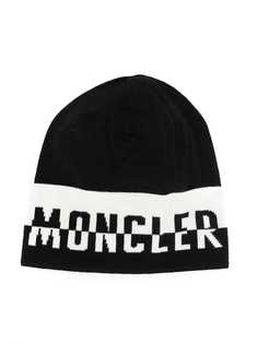 Moncler Enfant шапка бини с логотипом