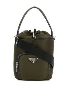 Prada technical fabric bucket bag