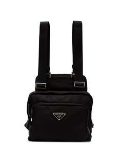 Prada multiple pocket backpack