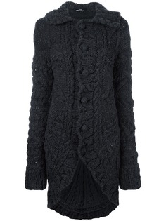 Comme Des Garçons Pre-Owned удлиненный кардиган толстой вязки