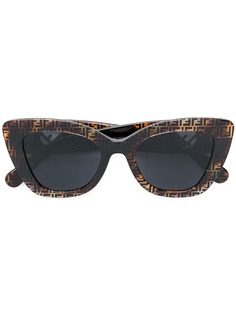 Fendi Eyewear солнцезащитные очки с монограммой