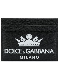 Dolce & Gabbana визитница с принтом логотипа