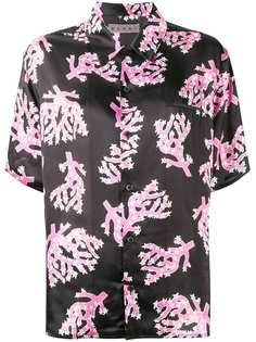 Marni рубашка с принтом кораллов