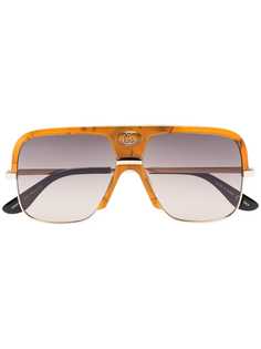 Gucci Eyewear градиентные солнцезащитные очки-авиаторы