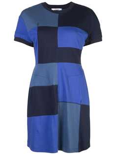 Derek Lam 10 Crosby платье-рубашка в стиле пэчворк