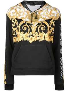 Versace двусторонняя куртка с принтом Baroque
