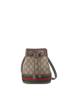 Gucci маленькая сумка-ведро Ophidia с узором GG
