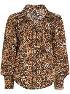 Johanna Ortiz блузка с леопардовым принтом
