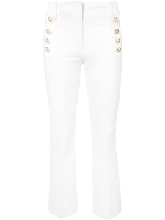 Derek Lam 10 Crosby расклешенные укороченные брюки с декоративными пуговицами Robinson