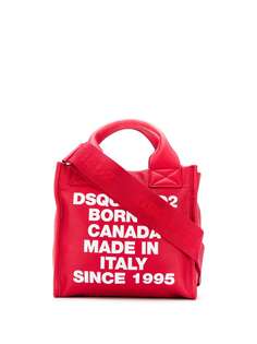 Dsquared2 маленькая сумка-тоут с логотипом