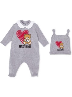 Moschino Kids пижамный комплект с логотипом Teddy Bear