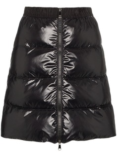 Moncler дутая юбка мини