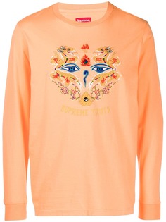 Supreme топ с длинными рукавами