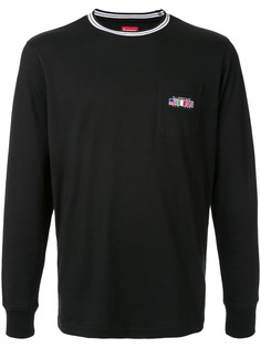 Supreme футболка с карманом