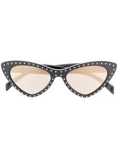 Moschino Eyewear солнцезащитные очки с кристаллами