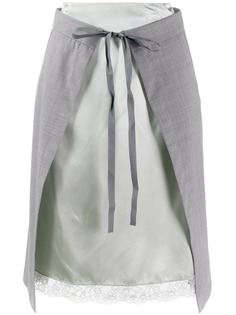MM6 Maison Margiela юбка с кружевом