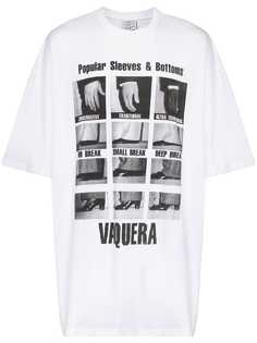 Vaquera oversized graphic printed T-shirt