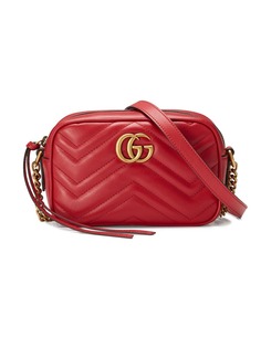 Gucci стеганая мини-сумка GG Marmont