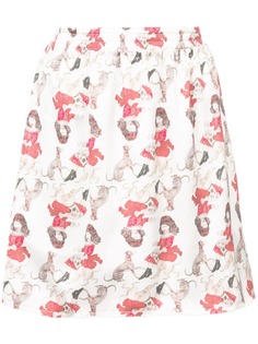 UNDERCOVER юбка с принтом