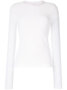 Sonia Rykiel трикотажный джемпер с перфорацией