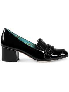 Gucci лакированные туфли-лодочки Marmont