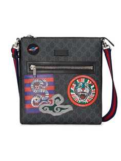 Gucci сумка-мессенджер Night Courrier с узором GG Supreme