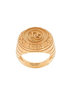Dolce & Gabbana кольцо с гравированным логотипом