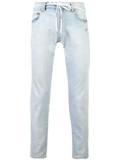 Off-White джинсы кроя слим