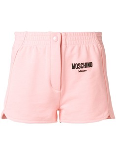 Moschino трикотажные шорты с логотипом