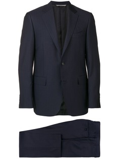 Canali костюм-двойка в полоску