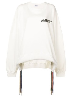 AMBUSH толстовка с бахромой и логотипом