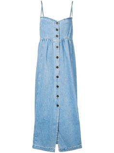Nanushka джинсовое платье макси
