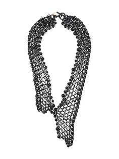 Silvia Gnecchi колье в виде сетки
