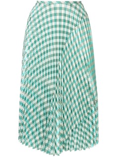 Cédric Charlier юбка в клетку гингем