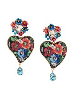 Dolce & Gabbana серьги с подвесками в форме сердца