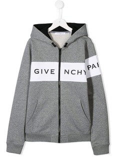 Givenchy Kids худи с контрастным логотипом