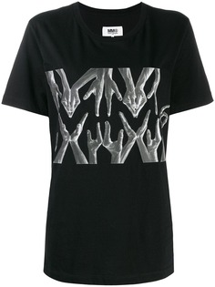 Mm6 Maison Margiela футболка с логотипом