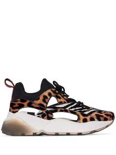 Stella McCartney кроссовки Eclypse с анималистичным принтом