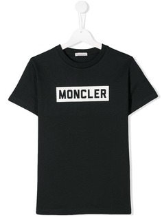 Moncler Kids футболка с логотипом