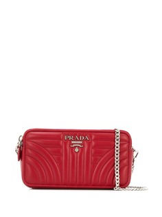 Prada сумка на плечо с металлическим логотипом