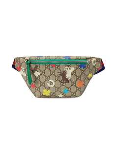 Gucci Kids поясная сумка с узором GG
