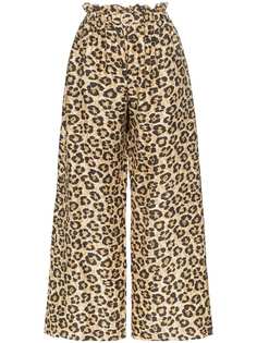 Shrimps брюки Libra с леопардовым принтом