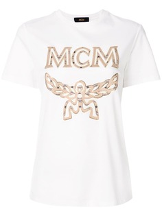 MCM футболка с принтом логотипа