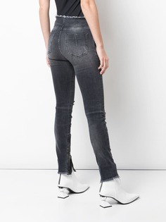 Unravel Project джинсы скинни с эффектом потертости