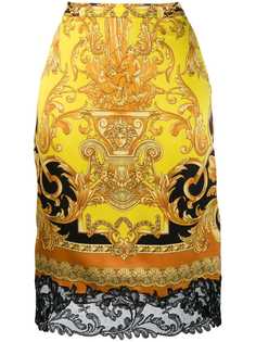 Versace юбка с принтом Baroque