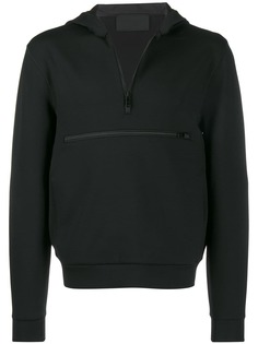 Prada худи с карманами на молнии