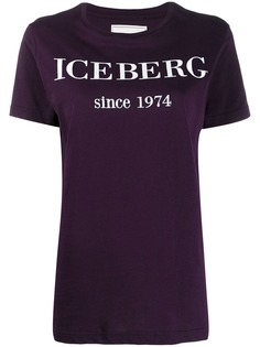 Iceberg футболка с вышитым логотипом