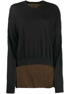 Uma Wang комбинированный топ